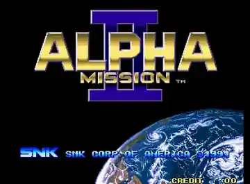 Alpha Mission II (USA) (NG) screen shot game playing